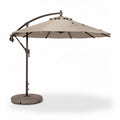 Cantilever patio umbrella with bronze frame - 250 x 250 x 300cm