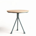 Round dining table with metal legs - 70 x 70 x 75cm